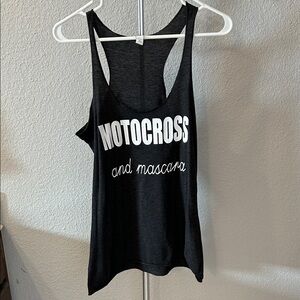 Bella Canvas Black Motocross Tank Top